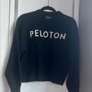 Peloton Black Crew Neck Sweater